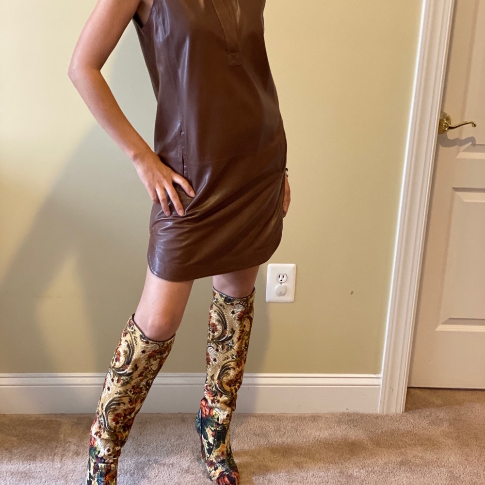 Leather Dress by Vince